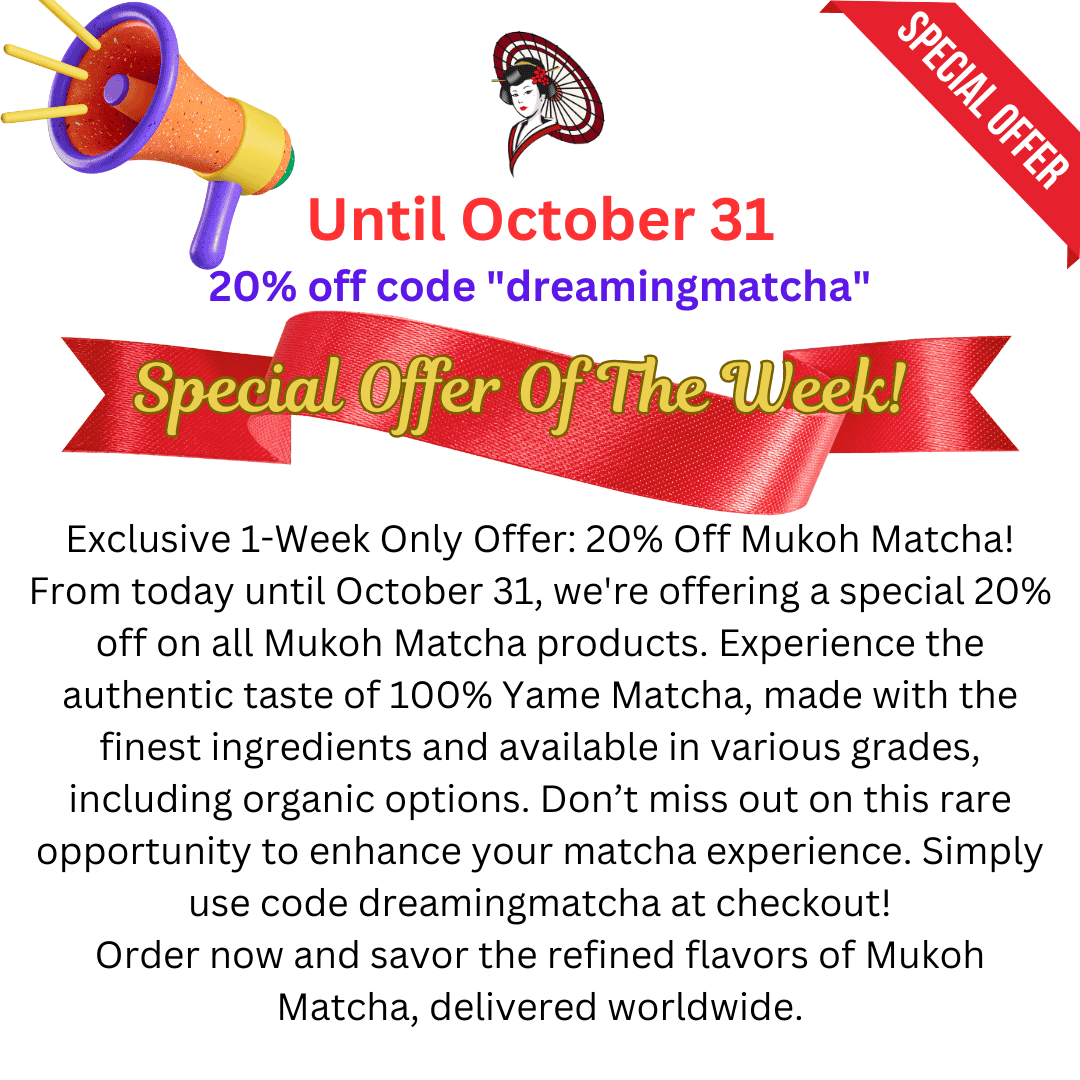 Discover the Power of Yame Matcha: 20% Off for 1 Week Only!