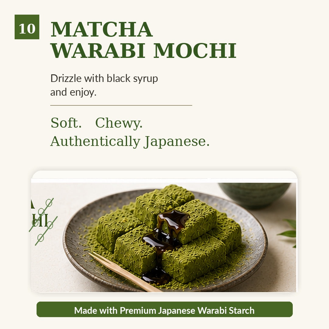 Pure Hon-Warabi Starch 100g 100% Wild Warabi Root from Southern Kyushu, Japan