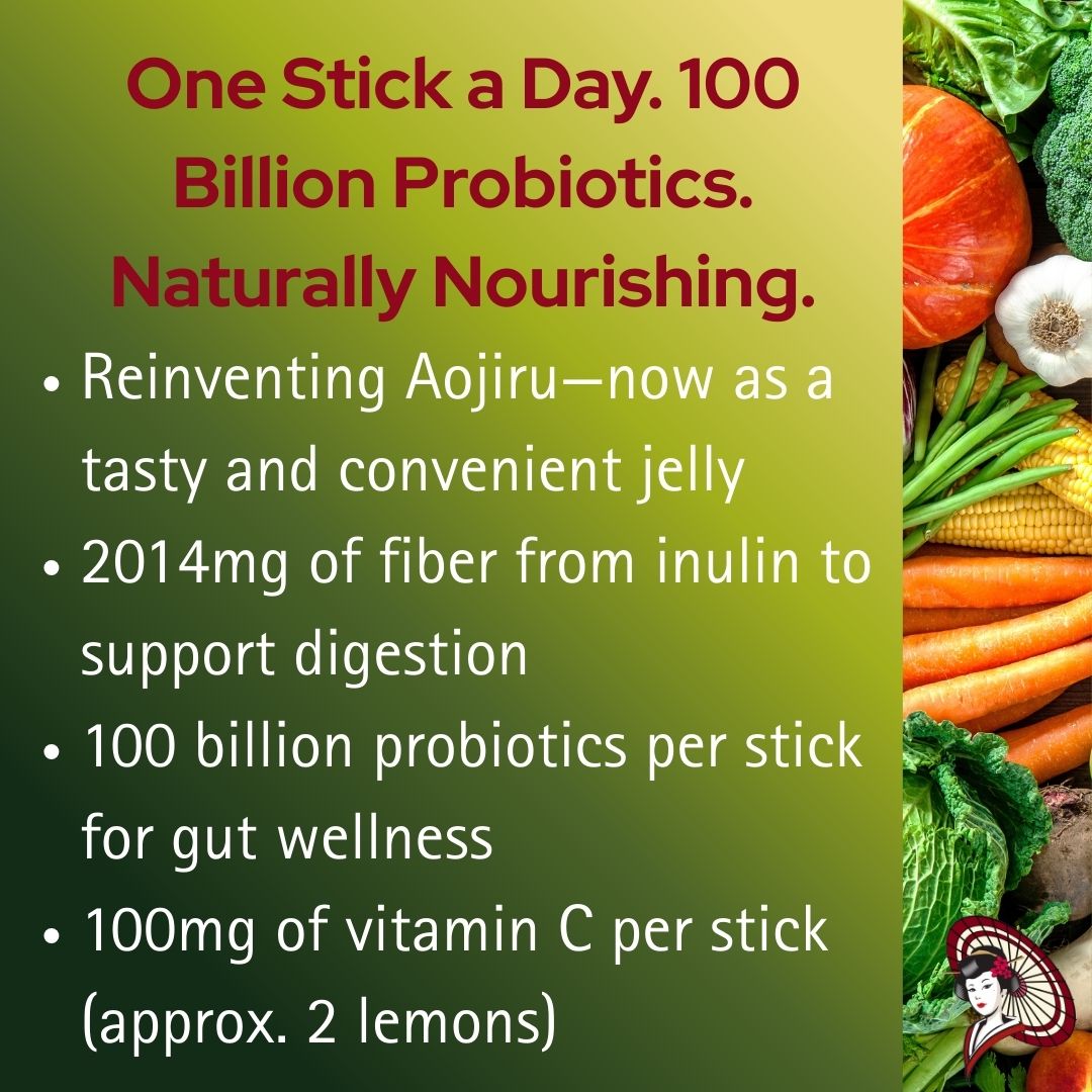 Probiotic Jelly Supplement Starter & Gift Set 3 Types × 10 Sticks Each (Inner Passion, Chill Time, Aojiru Gelee)
