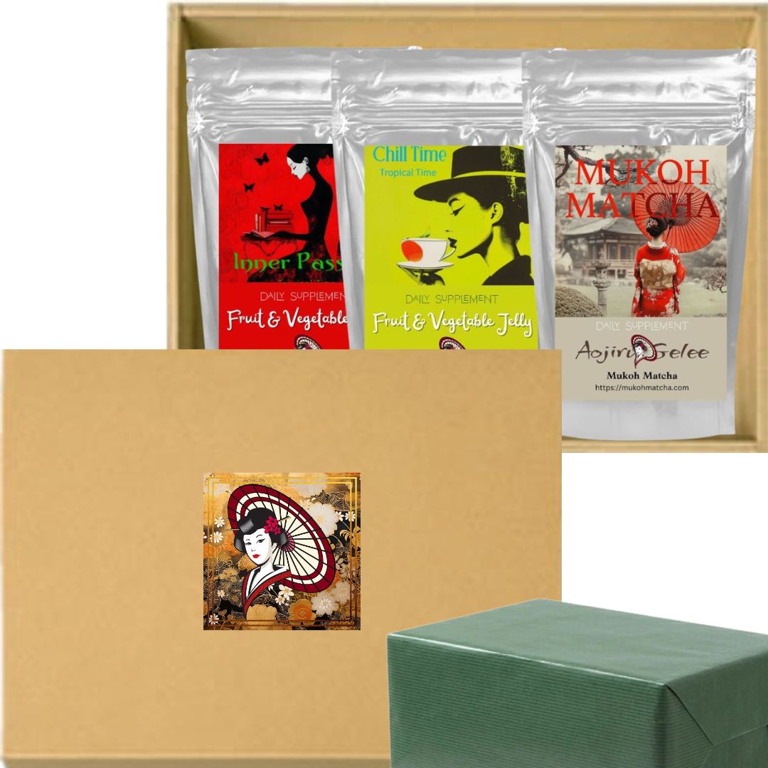 Probiotic Jelly Supplement Starter & Gift Set 3 Types × 10 Sticks Each (Inner Passion, Chill Time, Aojiru Gelee)