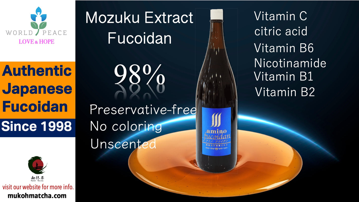 Long & Best seller Ultra Low (Small) Molecular Weight Fucoidan Beverage