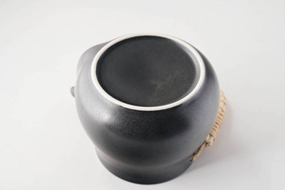 Black Mino Ware Teapot with Infuser – 400 ml [Teaware & Tableware]