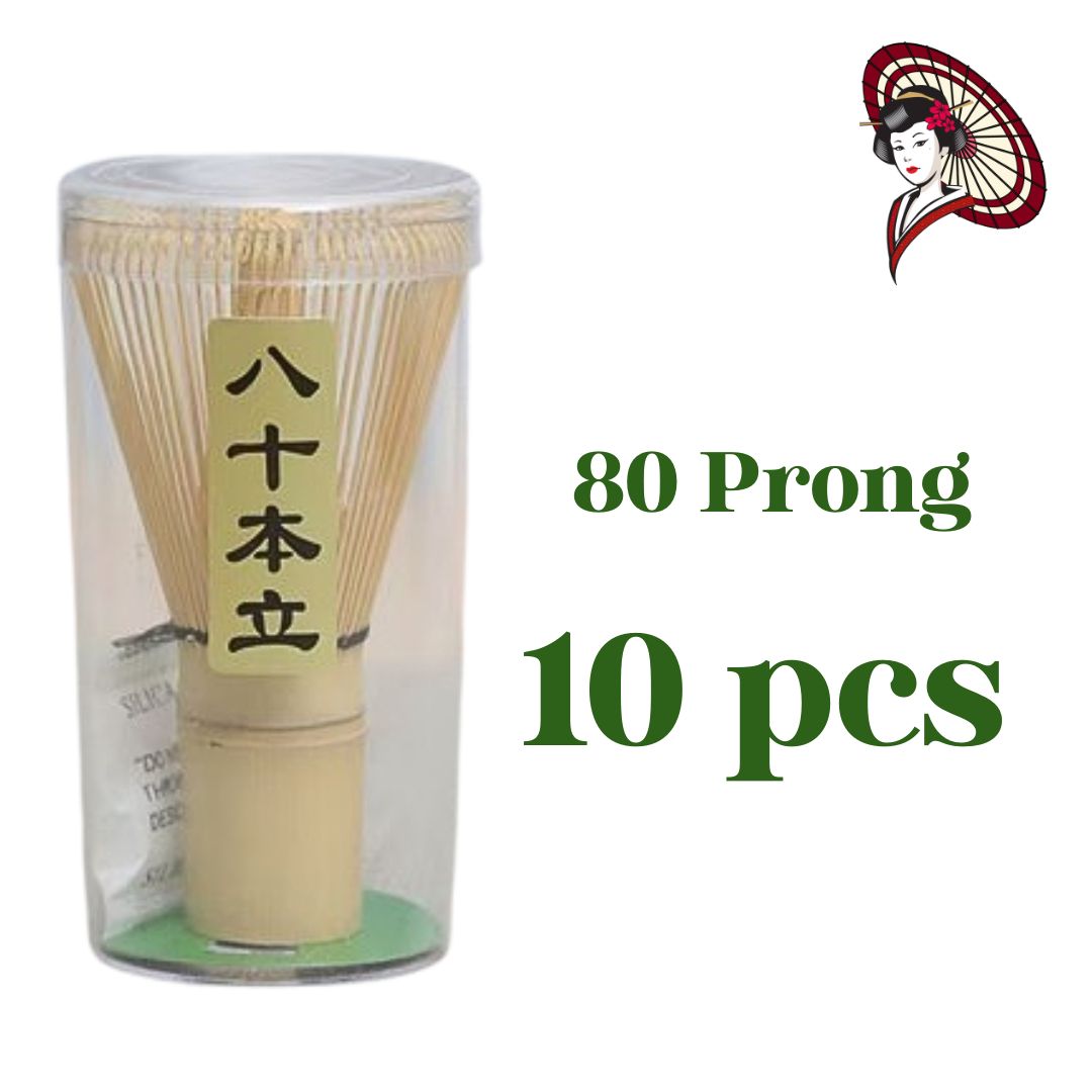 Bamboo Matcha Whisk (Chasen) – 80 / 100 / 120 Prong | Matcha Tools & Accessories