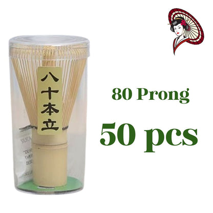 Bamboo Matcha Whisk (Chasen) – 80 / 100 / 120 Prong | Matcha Tools & Accessories
