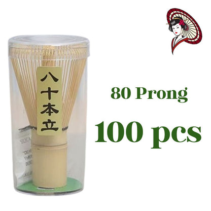 Bamboo Matcha Whisk (Chasen) – 80 / 100 / 120 Prong | Matcha Tools & Accessories