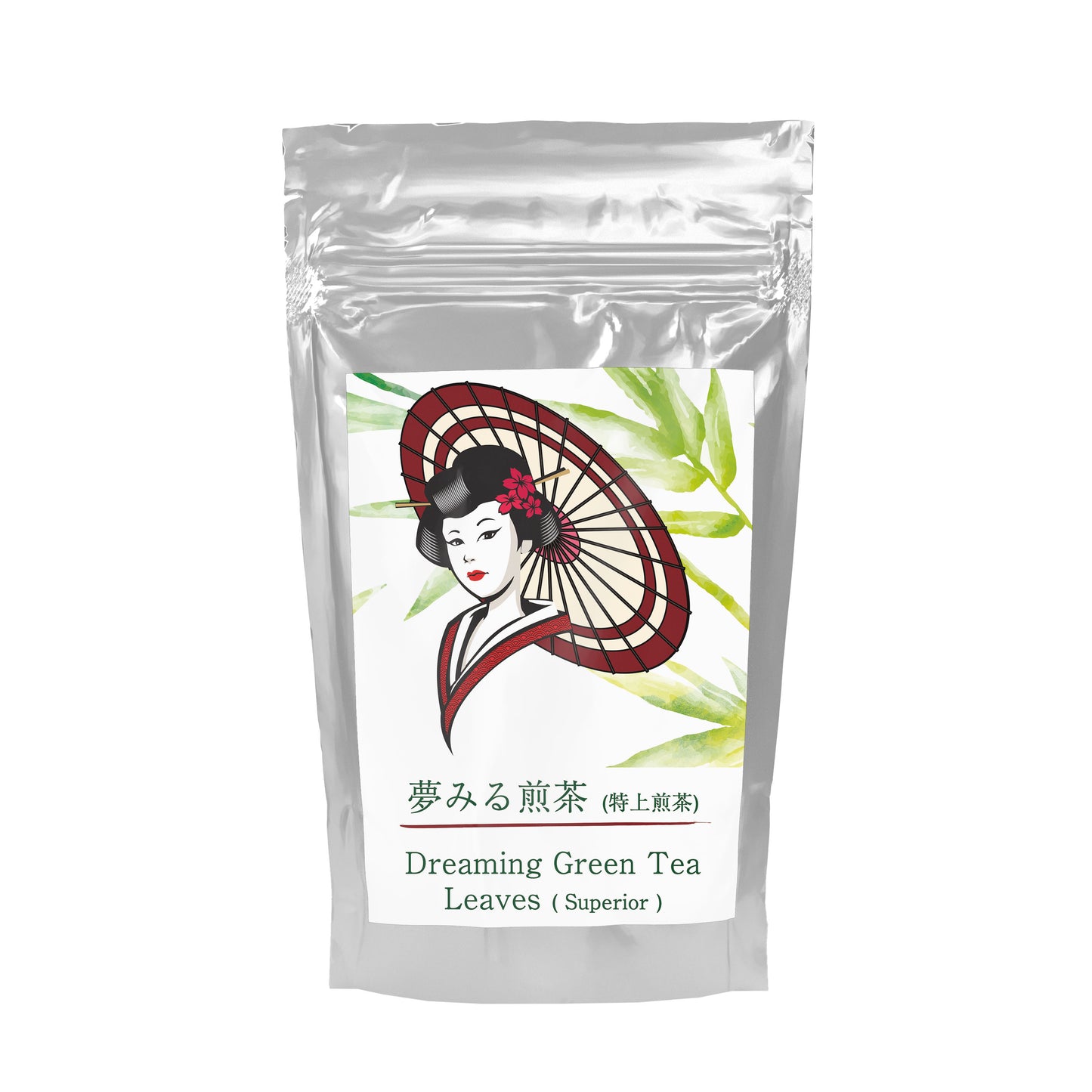 Shincha New Tea [Dreaming Green Tea Leaves (Superior)] Hoshinocha, Hoshino tea, Yamecha, Yame tea, Sencha Japanese Green Tea 新茶 "夢みる緑茶"（特上煎茶 茶葉）星野茶 八女茶