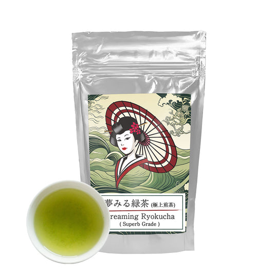 Dreaming Ryokucha (Superior) Yamecha Yame tea Sencha Japanese Green Tea Leaves