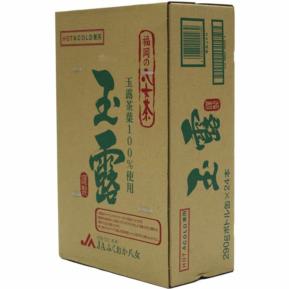 "Dreaming Yame Gyokuro Bottle Cans" 290g x 24 bottles Yame tea from Fukuoka, 100% using Gyokuro tea leaves [八女玉露ボトル缶] 290g × 24本入り 福岡の八女茶 玉露茶葉100%使用