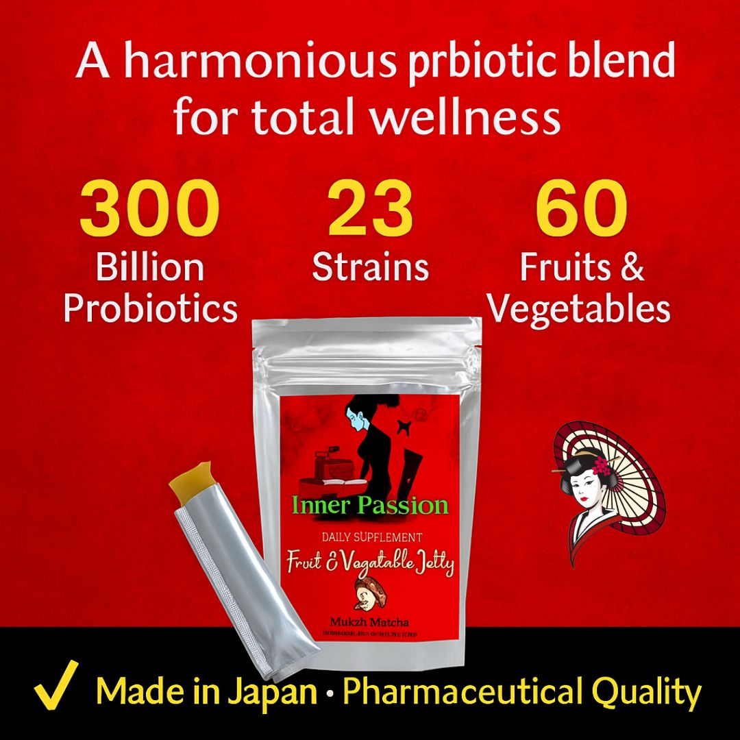 New Item⭐️ Bulk & Wholesale [Inner Passion] – 300 Billion Probiotic Jelly with 60 Fruits & Vegetables | Daily Wellness Supplements