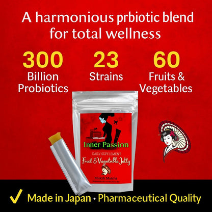 New Item⭐️ Bulk & Wholesale [Inner Passion] – 300 Billion Probiotic Jelly with 60 Fruits & Vegetables | Daily Wellness Supplements