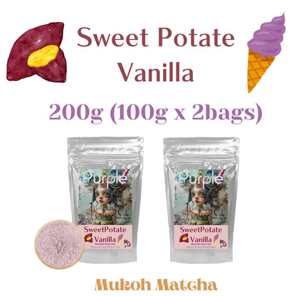 New Item⭐️[SweetPotate Vanilla] Sweet Potate Vanilla Powder – For Latte, Custard, Yogurt, and Baking