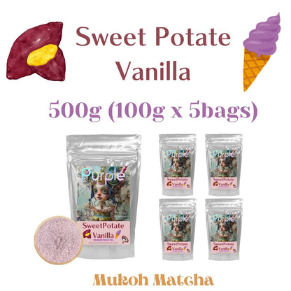 New Item⭐️[SweetPotate Vanilla] Sweet Potate Vanilla Powder – For Latte, Custard, Yogurt, and Baking
