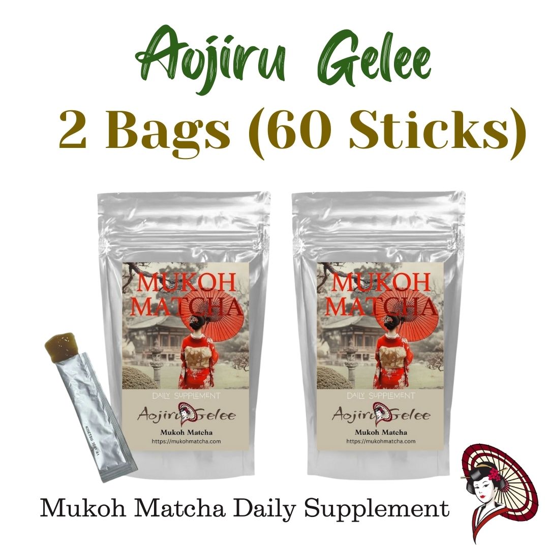 Mukoh Matcha [Aojiru Gelee] – Seasonal Fruits & Vegetables Jelly with Probiotics | Daily Wellness Supplements