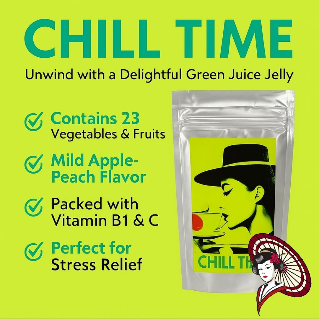 [Chill Time] – Probiotic Jelly with Aojiru Extract & Fruits | Daily Wellness Supplements