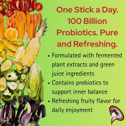 [Chill Time] – Probiotic Jelly with Aojiru Extract & Fruits | Daily Wellness Supplements