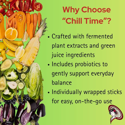 [Chill Time] – Probiotic Jelly with Aojiru Extract & Fruits | Daily Wellness Supplements