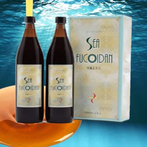 Sea Fucoidan original: two bottles and their box