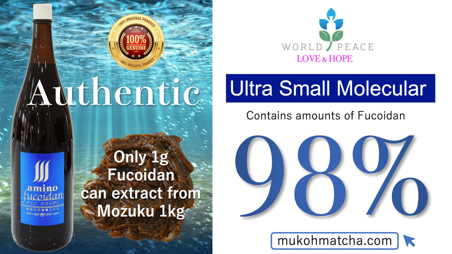 Long & Best seller Ultra Low (Small) Molecular Weight Fucoidan Beverage
