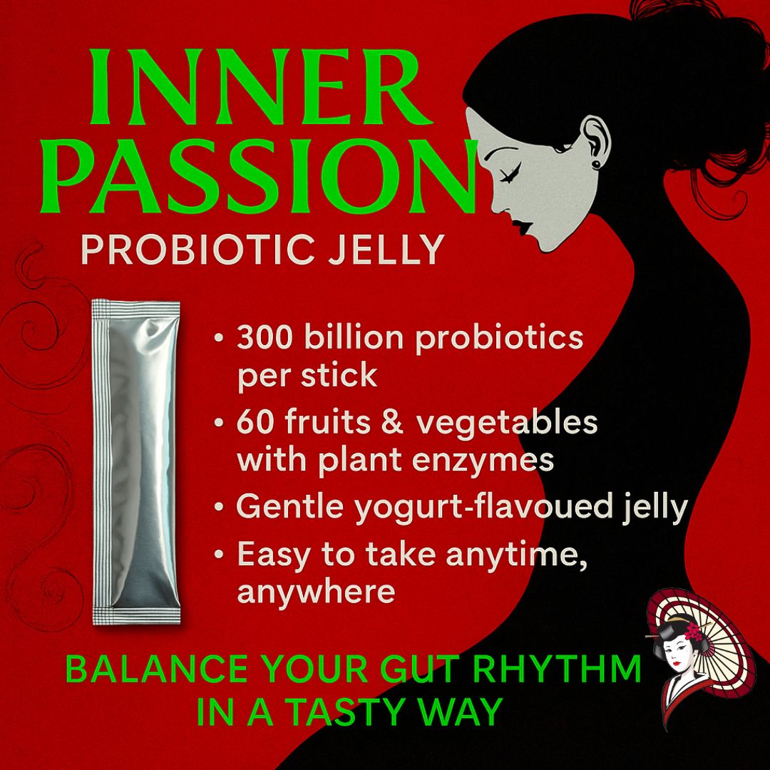 [Inner Passion] – 300 Billion Probiotic Jelly with 60 Fruits & Vegetables | Daily Wellness Supplements