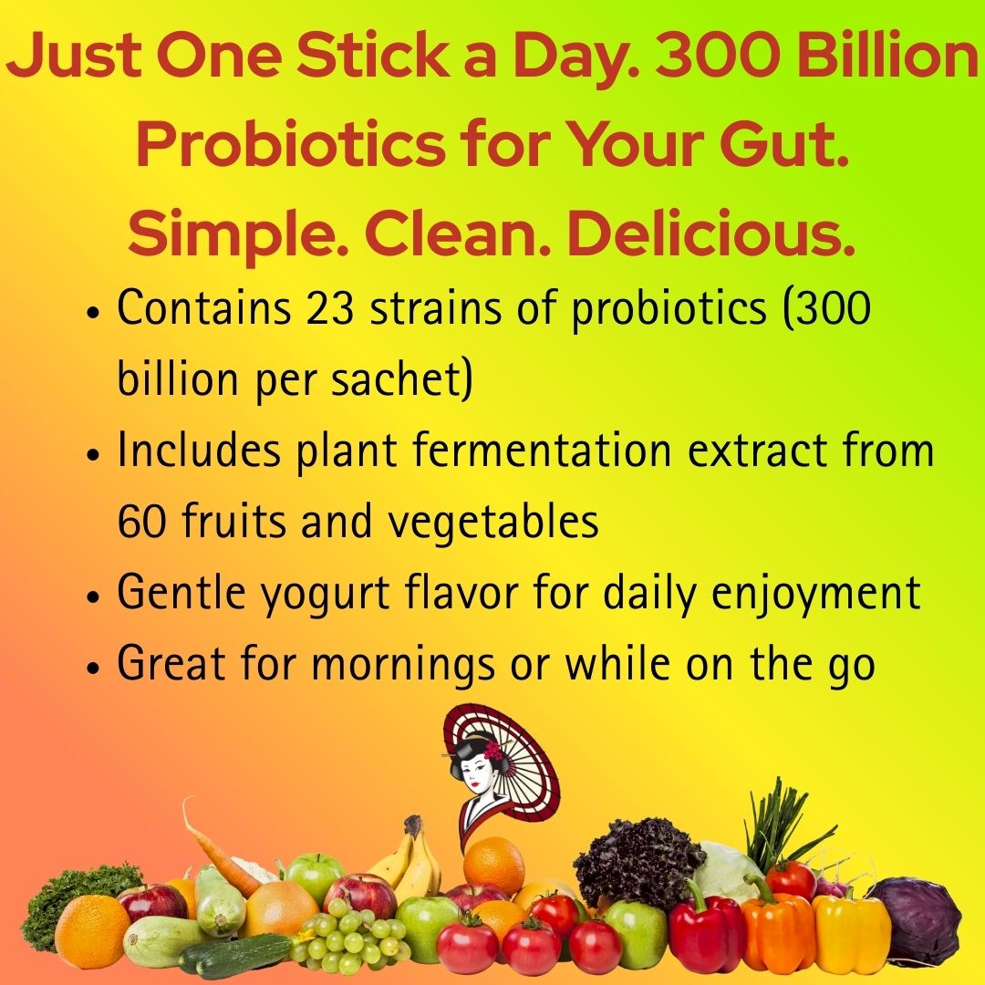 [Inner Passion] – 300 Billion Probiotic Jelly with 60 Fruits & Vegetables | Daily Wellness Supplements