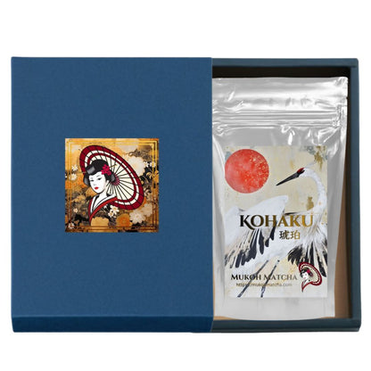 🍵 琥珀 [Kohaku] – Yame Sencha with Gold Powder Gift