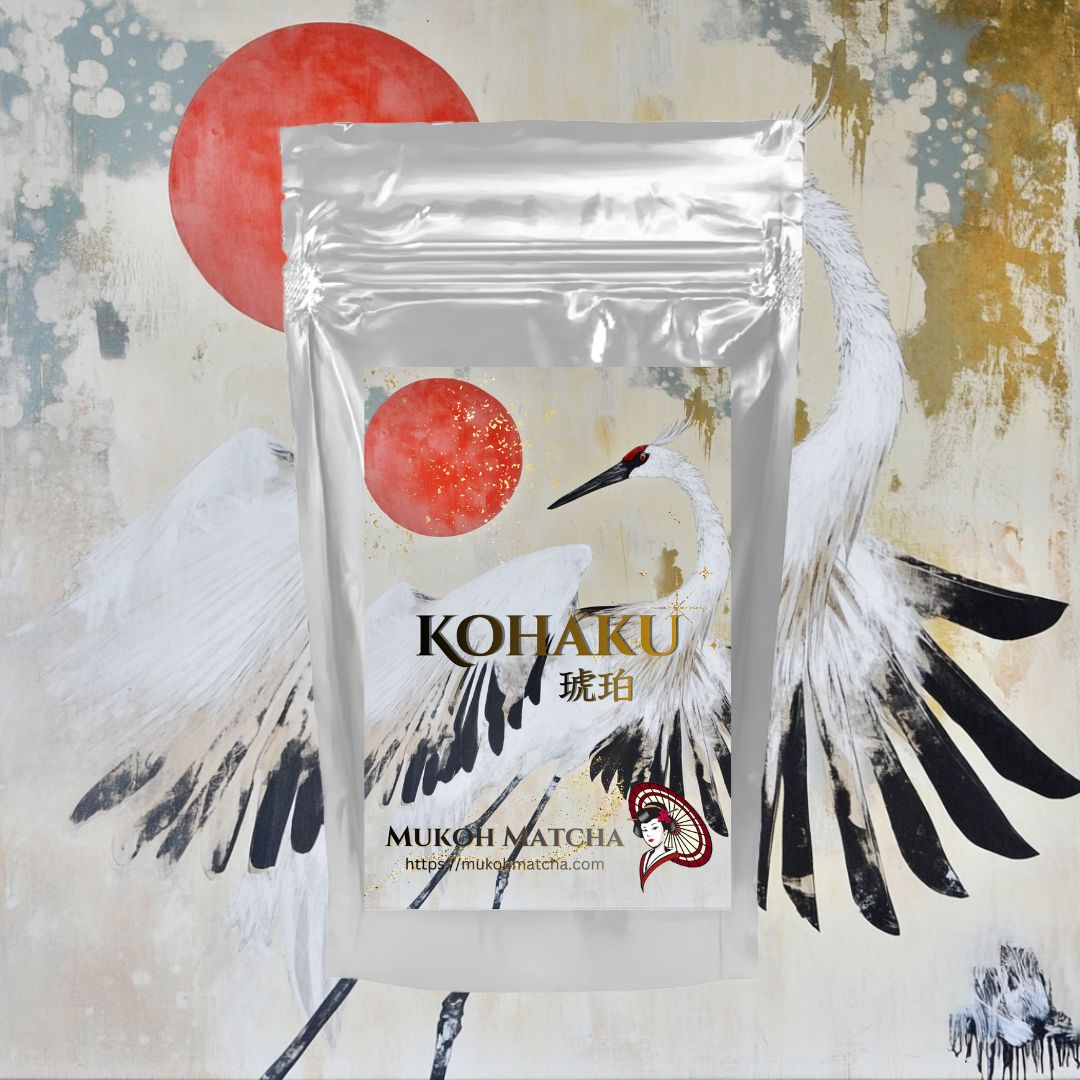 🍵 琥珀 [Kohaku] – Yame Sencha with Gold Powder Gift