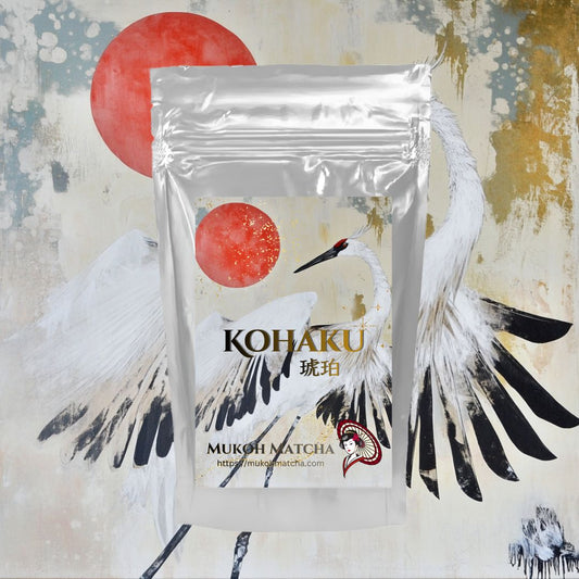 🍵 琥珀 [Kohaku] – Yame Sencha with Gold Powder Gift