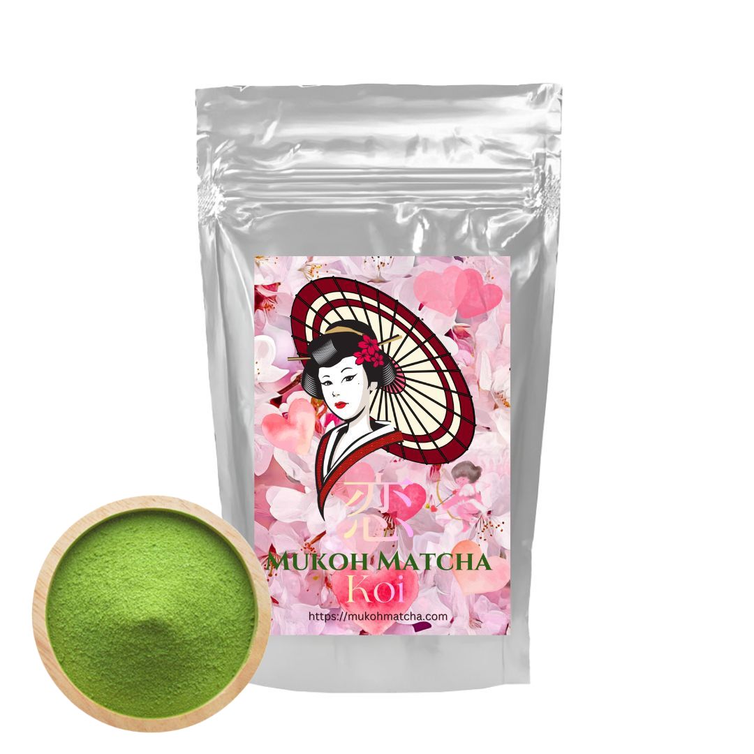 ❤️ [恋- Koi] Culinary Grade Matcha 100% Yame-Grown Dreaming Yamecha Stem Matcha Green Tea Powder For Drinking, Cooking, Seasonal Presents, Mother’s Day, Father’s Day, and Souvenirs