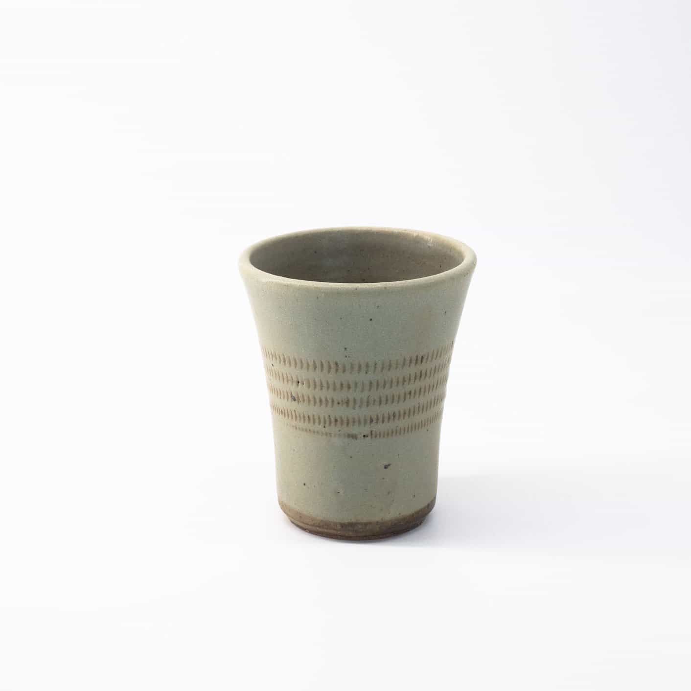 [Mukoh Matcha Original Teacup] Crafted in a Climbing Kiln with Traditional Koishiwara Pottery 向抹茶 オリジナル湯呑み - 登り窯と小石原焼きが生む伝統美