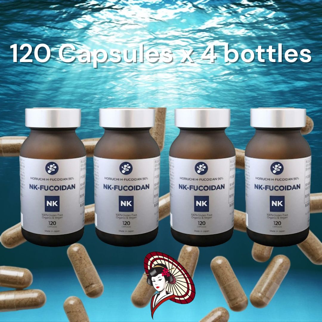 [NK-FUCOIDAN] - High Molecular Weight Fucoidan Capsules 高分子 [フコイダン カプセル] Daily Wellness Supplement