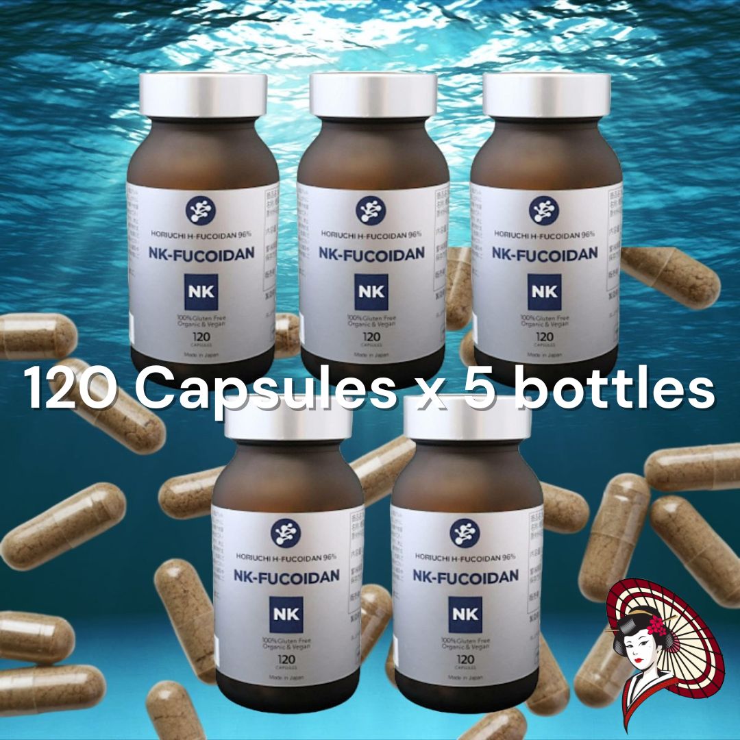 [NK-FUCOIDAN] - High Molecular Weight Fucoidan Capsules 高分子 [フコイダン カプセル] Daily Wellness Supplement