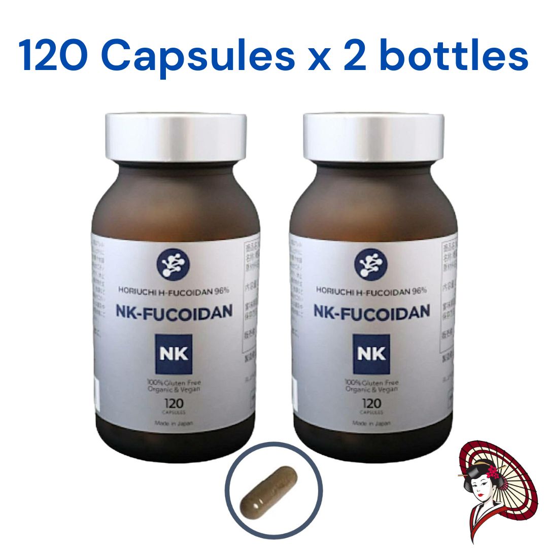 [NK-FUCOIDAN] - High Molecular Weight Fucoidan Capsules 高分子 [フコイダン カプセル] Daily Wellness Supplement