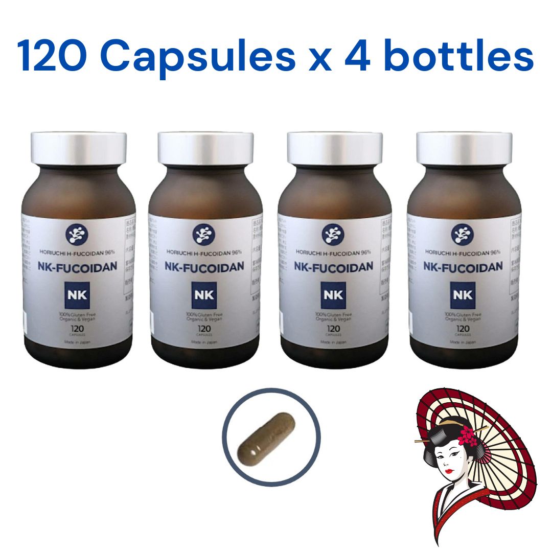 [NK-FUCOIDAN] - High Molecular Weight Fucoidan Capsules 高分子 [フコイダン カプセル] Daily Wellness Supplement