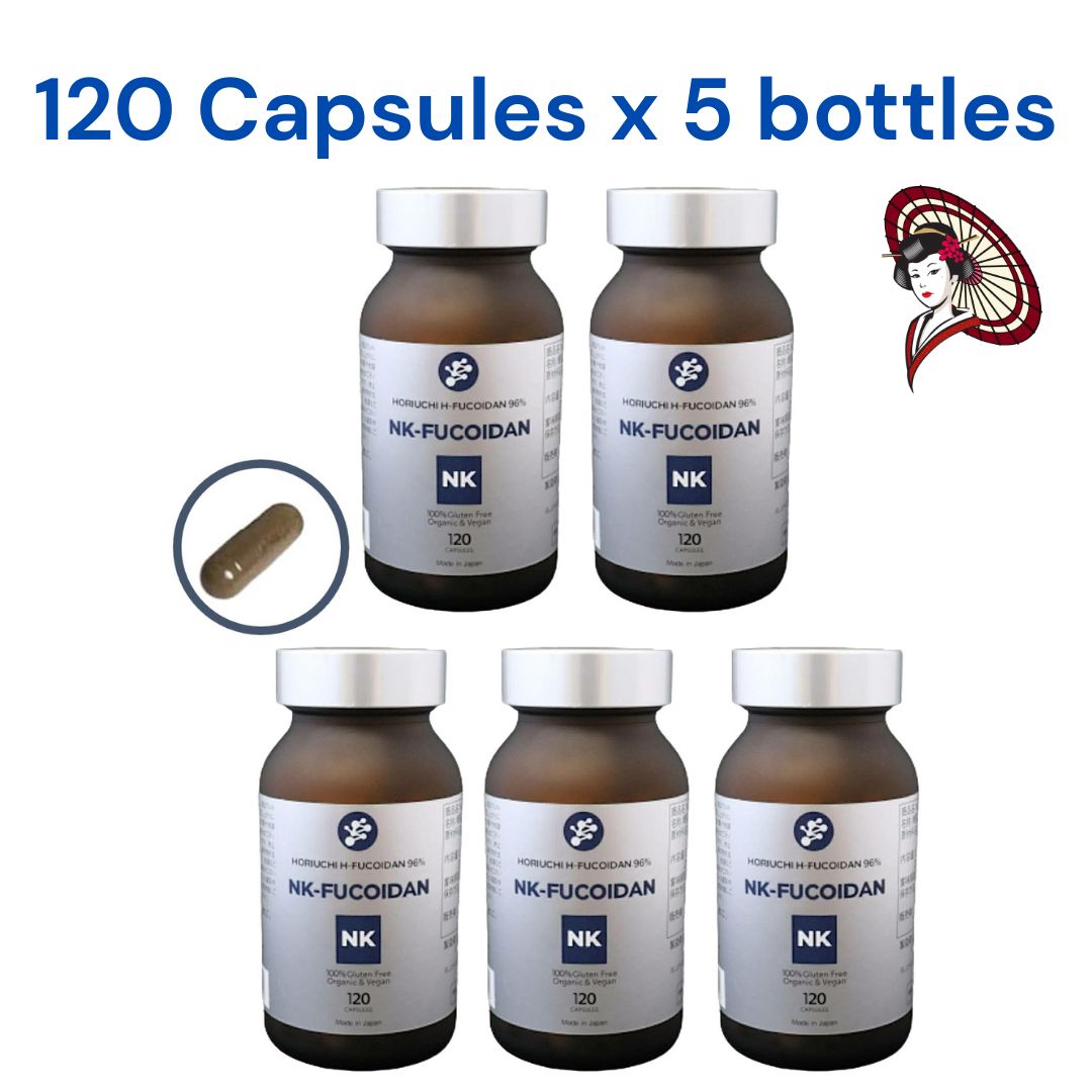 [NK-FUCOIDAN] - High Molecular Weight Fucoidan Capsules 高分子 [フコイダン カプセル] Daily Wellness Supplement