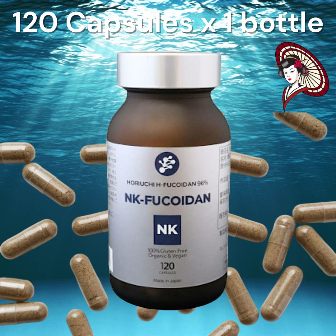 [NK-FUCOIDAN] - High Molecular Weight Fucoidan Capsules 高分子 [フコイダン カプセル] Daily Wellness Supplement