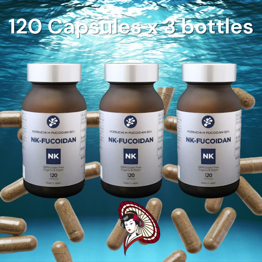 [NK-FUCOIDAN] - High Molecular Weight Fucoidan Capsules 高分子 [フコイダン カプセル] Daily Wellness Supplement