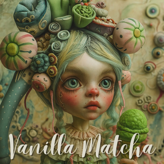 New Item⭐️[Vanilla Matcha] Sweet Vanilla & Creamy Matcha – Perfect for Iced Lattes, Baking, and Desserts – Easy to Use