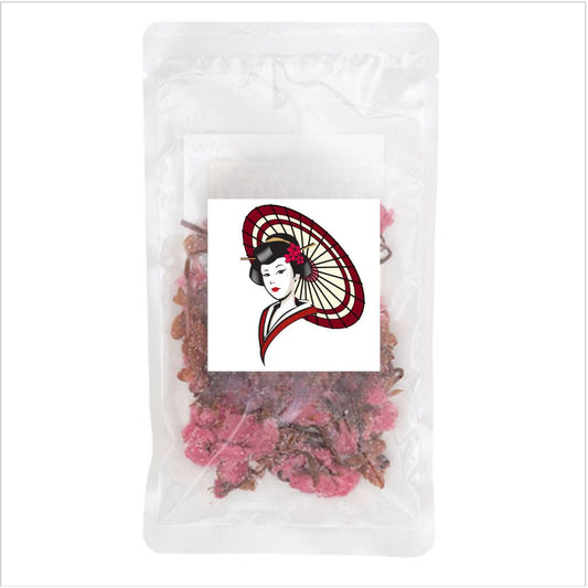 Salt-Pickled Cherry Blossoms (Sakura) Japanese Preserved Kanzan Cherry Blossoms