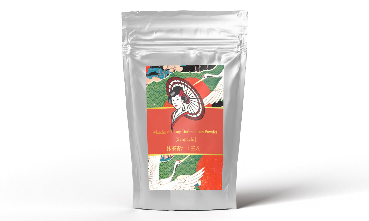 [Sanpachi Aojiru] Matcha x Young Barley Grass Powder Individual Packets 国産 九州産 個包装 [天然 青汁] カテキン カフェイン 食物繊維 ビタミン カルシウム ミネラル 鉄分 保存料 着色料 香料 無添加 三八  向抹茶（むこうまっちゃ）Mukoh Matcha