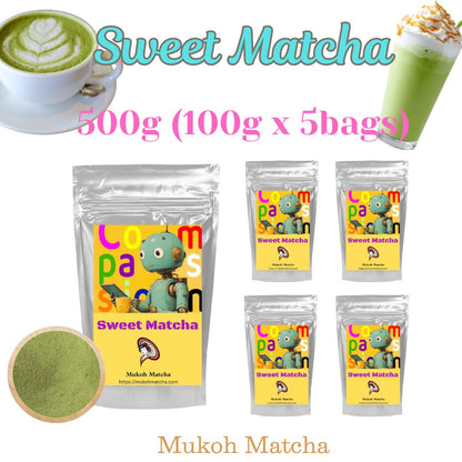[Dreaming Sweet Matcha (Compassion)] 100g Sweetened Culinary Confectionary grade for Sweets & Bakery