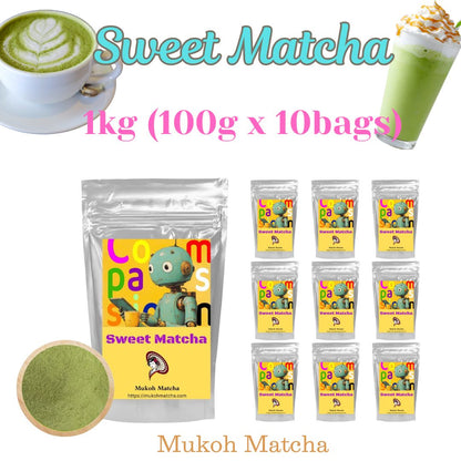 [Dreaming Sweet Matcha (Compassion)] 100g Sweetened Culinary Confectionary grade for Sweets & Bakery