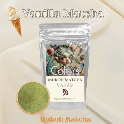 Bulk & Wholesale [Vanilla Matcha] Sweet Vanilla & Creamy Matcha – Perfect for Iced Lattes, Baking, and Desserts – Easy to Use