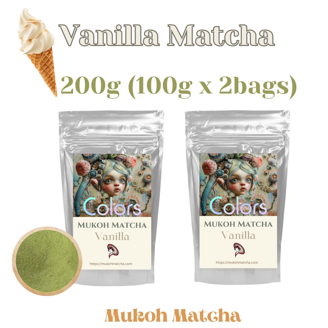 New Item⭐️[Vanilla Matcha] Sweet Vanilla & Creamy Matcha – Perfect for Iced Lattes, Baking, and Desserts – Easy to Use