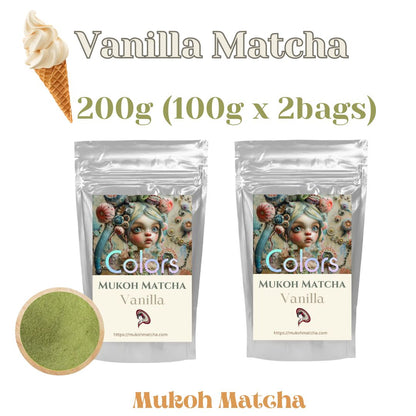 New Item⭐️[Vanilla Matcha] Sweet Vanilla & Creamy Matcha – Perfect for Iced Lattes, Baking, and Desserts – Easy to Use