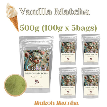 New Item⭐️[Vanilla Matcha] Sweet Vanilla & Creamy Matcha – Perfect for Iced Lattes, Baking, and Desserts – Easy to Use