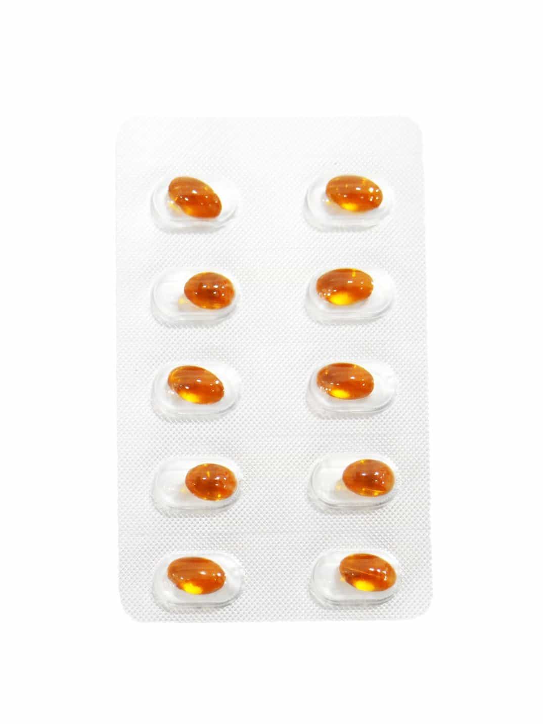 Fucoxanthin soft gel capsules - Low Molecular Weight Fucoxanthin EX 200 mg x 90 in a box