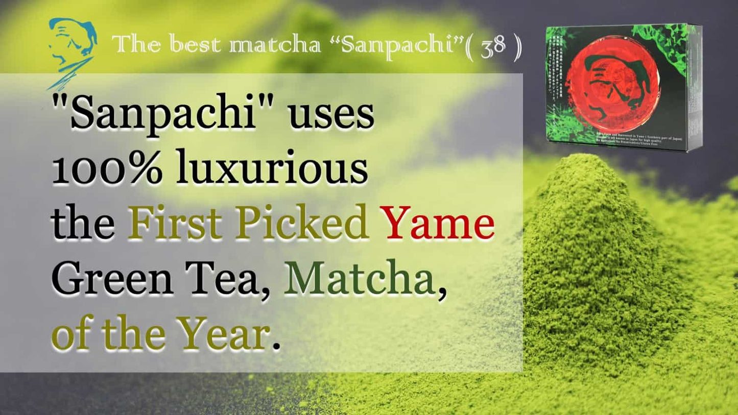 High Quality Genuine Authentic Japanese Matcha Barley Grass Powder Sanpachi 38